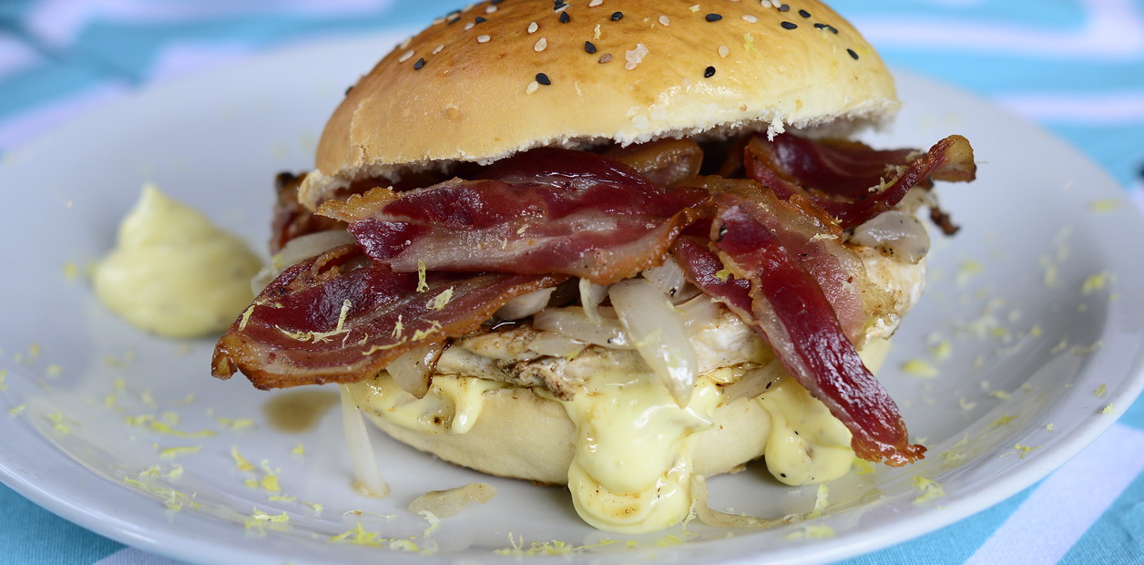 Hamburguesa de panceta