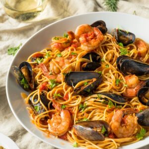 Pasta con Mariscos