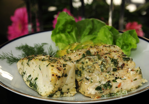 Filete de robabalo a las finas yerbas